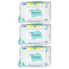 bab 培寶 純水柔濕巾 3包, 1組