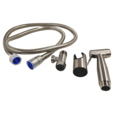 LEADER 麗達 多用途不繡鋼強力清潔沖洗全配組 搭圓柱掛座 405g, ND101-12