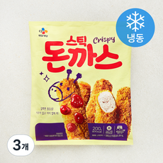 씨제이 스틱 돈까스 (냉동), 200g, 3개
