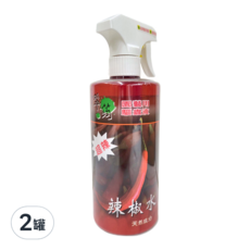翠筠 超辣辣椒水 驅蟲液, 500ml, 2罐