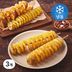 아이사랑 원조 회오리 감자 (냉동), 350g, 3개