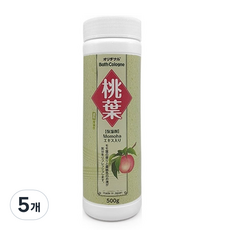 바스코롱 입욕제 복숭아나뭇잎, 500g, 5개