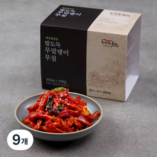 외갓집곳간 밥도둑 무말랭이무침, 200g, 9개