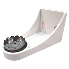 小麥購物 磁吸式無痕瀝水肥皂架 L1026, 1個, 白色