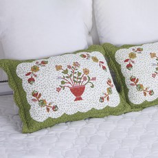 BYDECO 純棉水洗絎縫枕頭套