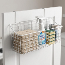 도어훅 선반형 행거, 화이트, 1개