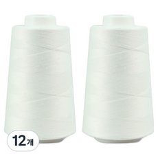 Sewing by Hand 40支2股縫紉線, 12個, 02 象牙白