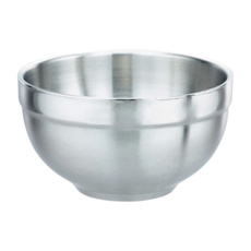 PLUS PERFECT 理想 極緻316雙層碗14cm1入(無蓋), 銀色, 1個