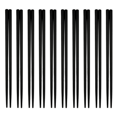 리빙메이트 국산 업소용 육각 젓가락 24cm, 블랙, 10개, 1개
