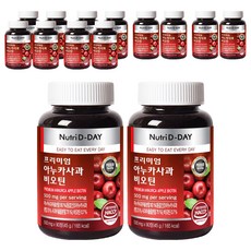 뉴트리디데이 프리미엄 아누카사과 비오틴 45g, 90정, 14개