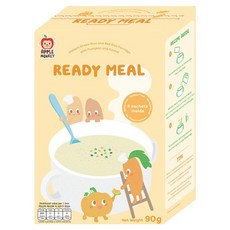 APPLE MONKEY 愛啵寶寶 呷飽飽茉莉糙米糊 南瓜紅蘿蔔, 90g, 6個月以上, 1盒