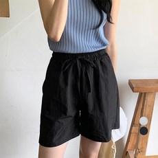 afinar 女性涼感防皺日常鬆緊短褲