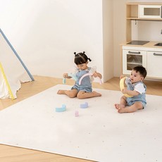 Alzipmat 幼兒客廳墊, 圖形米色