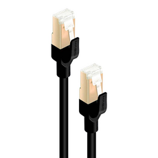 MAGIC Cat.8 40G S/FTP 26AWG極高速八類雙屏蔽乙太網路線, 1個, 黑色, 20m