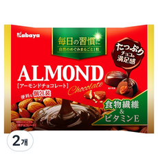 Kabaya 卡巴 杏仁巧克力, 107g, 2個