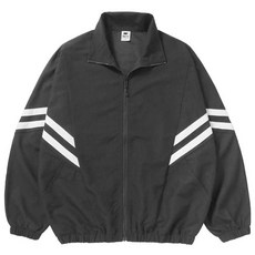 MCT 男女通用雙線條寬鬆版防風外套