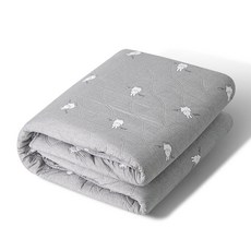 Hanil Electric 米菲超細纖維電熱毯 EBMI-1050, 灰色, 單人(1050 x 1800 mm)