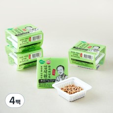 맑은물에 김석원 와사비 낫또, 45.5g, 8개입, 4개