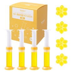 Tamsaa 花朵凝膠馬桶清潔劑 檸檬, 160g, 1個