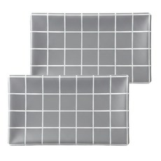 北歐風PEVA防水桌布 白色/灰色 防水防油防燙, 137 x 180cm, 2個