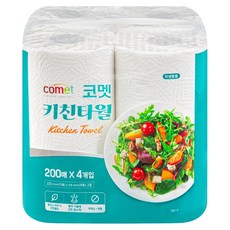 comet 廚房紙巾 200張, 1包, 4捲