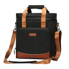 Roots葡萄酒冷卻保冷袋 30.5*11*34cm, 黑色, 1個