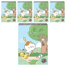 morning glory 3000 無橫線綜合筆記本 A, 隨機出貨, 5個