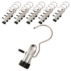 Black Cherry 不鏽鋼掛鉤夾, 黑色, 20個