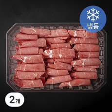 뉴질랜드산 MAUM 척롤 샤브샤브 불고기용 (냉동), 2개, 800g