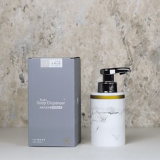 自動感應泡沫皂液機 IPX5防水 1800mAh, 大理石紋, 1個