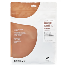 紐西蘭 boneve 全齡貓用凍乾生食餐 紐西蘭, 鯖魚 + 羊肉, 280g, 1包