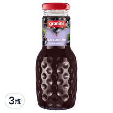 granini 法國酒窩黑醋栗汁, 250ml, 3瓶