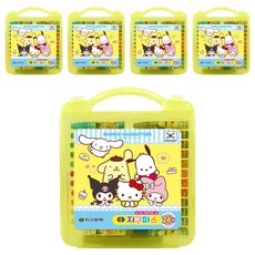 GLOBE CHEMICAL 三麗鷗角色蠟筆, 5個, 24色