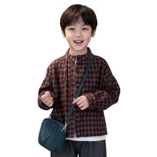 BabyMax KD 亨利領真實格紋襯衫