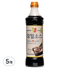 첫맛 모밀소스, 5개, 1.05kg