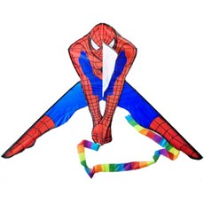 PEARL IN THE MUD 大型蜘蛛人風箏 捲線器放風箏套組, 1套