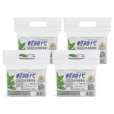 輕時代 花香清潔袋 8層防護 強韌不滴漏 圓型厚底 易開好撕, 15L, 4包