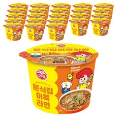 오뚜기 분식집 어묵라면 100g, 24개