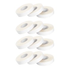 雙面泡棉膠帶 12入, 白色, 1個