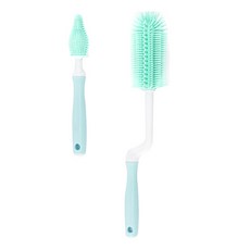 奇哥 PUP多功能矽膠奶瓶刷組, 綠色, 1組