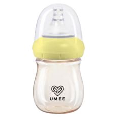 UMEE PPSU奶瓶 第1階段 0歲以上, 暖暖黃, 160ml, 1個