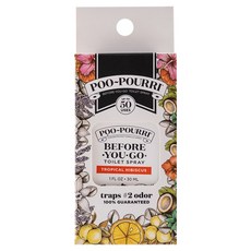 POURRI 廁所香氛 熱帶木槿花 口袋型 正裝, 1個, 30ml