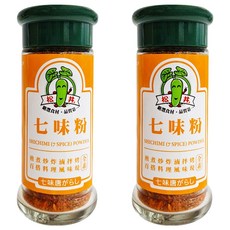 松井 七味唐辛子粉 台灣產, 25g, 2瓶