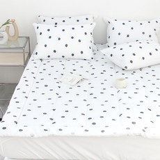 CHOUETTROOM 噗通噗通 泡泡紗床墊, 白色
