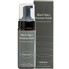 Della Born 黑瑪卡男性私密處清潔慕斯, 1瓶, 150ml