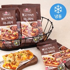 서울우유 서울피자관 불고기치즈 미니피자 (냉동), 95g, 6개