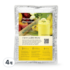 DOUBLEDAY 甜香蕉拿鐵粉, 800g, 1件, 4個