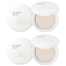 THE FACE SHOP 菲詩小舖 Oil Clear粉餅 9g, 2盒, 201號