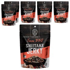 DJ&A 嚼勁十足香菇乾 德州燒烤口味, 6個, 60g