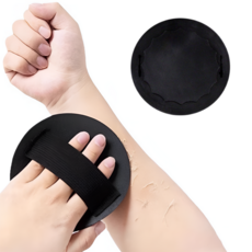 꾸지 저자극 요술 때수건 타올, 블랙, 1개, 1개입